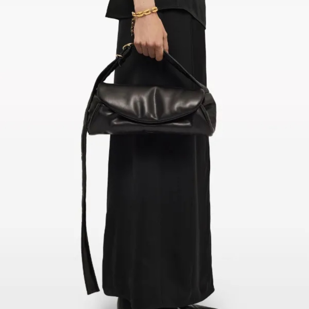 JIL SANDER Cannolo Grande leather bag